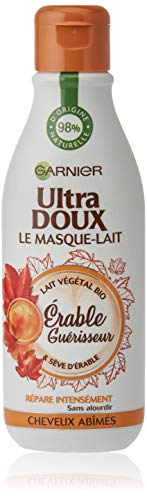 Garnier Ultra DOUX Masque Lait Erable Guérisseur 98% d'Origine Naturelle 250 ml