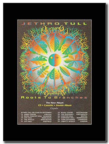 gasolinerainbows Jethro Tull - Roots to Branches Promo de la revista del Reino Unido en un monte negro