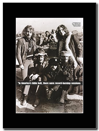 gasolinerainbows Jethro Tull - The Aqualung Line Up Promo de la revista del Reino Unido en un monte negro