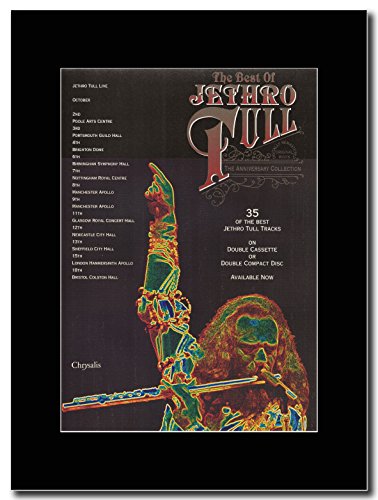 gasolinerainbows Jethro Tull - The Best Of Promo de la revista del Reino Unido en un monte negro