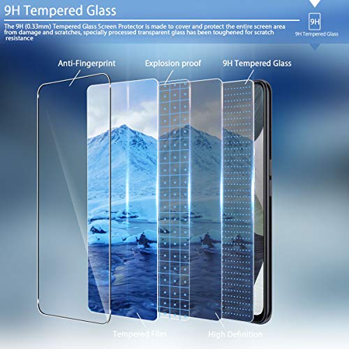 GEEMEE Protector de Pantalla para Realme GT Neo 2/OPPO Reno 4Z 5G, Cristal Templado Película Vidrio Templado 9H Alta Definicion Glass Screen Protector Film (Transparente) para Reno4 Z - 2 Pack