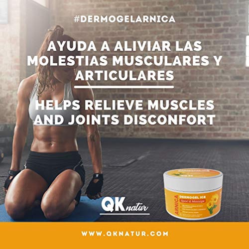 GEL CREMA ARNICA MONTANA - Ayuda a aliviar y calmar las molestias musculares y de articulaciones - Alto contenido en extracto de Árnica, de Caléndula, Hamamelis - Masaje (300 ml)