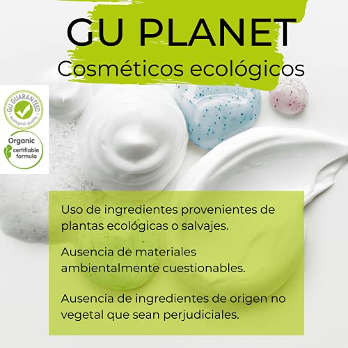 Gel de Baño Ecológico 250 ml - Con Extracto de Avena Sativa y Propiedades Suavizantes y Calmantes - Apto para todo tipo de Pieles - Gel para Bebés - Gu Planet