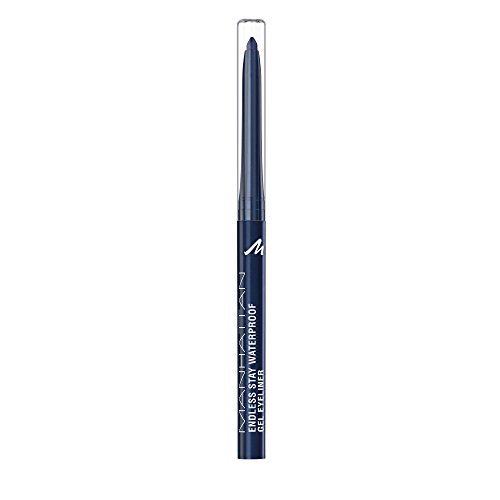 Gel eyeliner Manhattan Endless Stay Waterproof. Color 003: Azul oscuro Deep Ocean. Larga duración, no mancha y es resistente al agua, sin necesidad de afilarlo, pack de una unidad