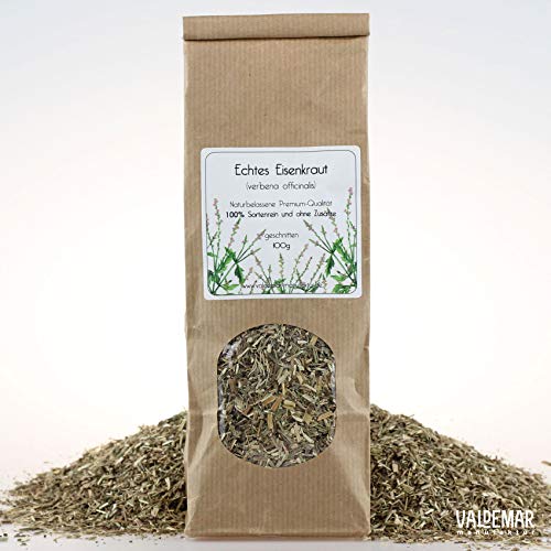 Genuino Hierba sagrada (Verbena officinalis), 100% puro y natural, primera calidad, 100 g