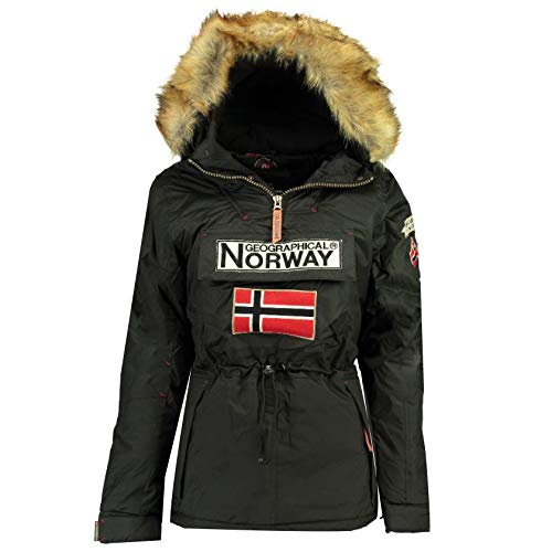 Geographical Norway - Parka De Hombre Boomerang NEGRO S