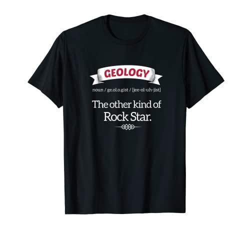 Geología divertida Geólogo Rock Star Definición Camiseta