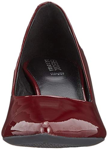 Geox D BIBBIANA A, Zapatos de Tacón Mujer, Rojo (Bordeaux C7005), 38