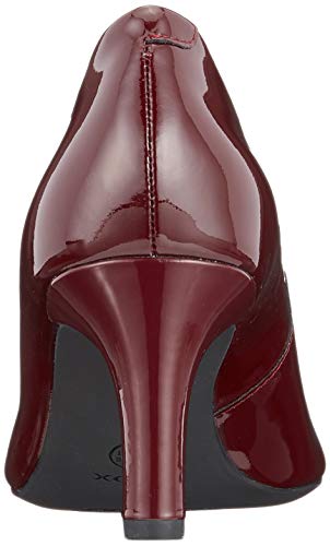 Geox D BIBBIANA A, Zapatos de Tacón Mujer, Rojo (Bordeaux C7005), 38