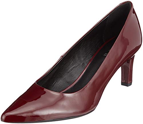 Geox D BIBBIANA A, Zapatos de Tacón Mujer, Rojo (Bordeaux C7005), 38