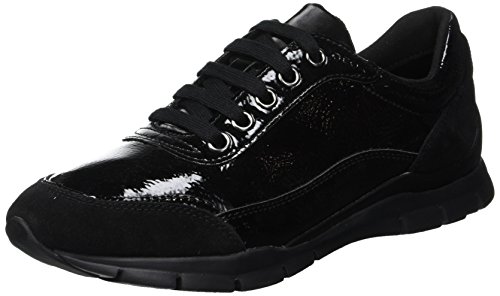 Geox D SUKIE B Zapatillas Mujer, Negro (Black C9999), 35 EU