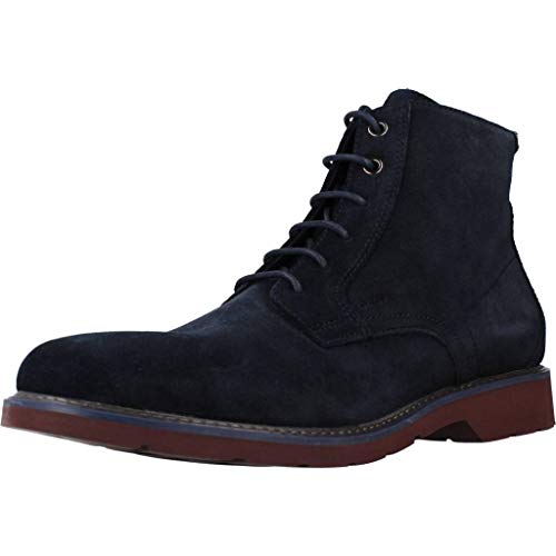 Geox U Garret B, Botas Clasicas Hombre, Azul (Navy/Bordeaux C4335), 42 EU