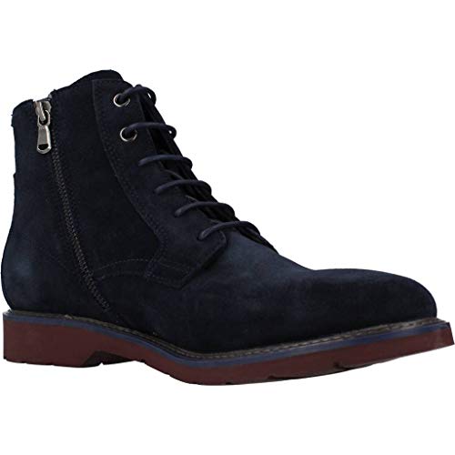 Geox U Garret B, Botas Clasicas Hombre, Azul (Navy/Bordeaux C4335), 42 EU