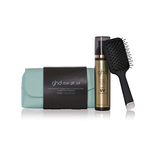 ghd Style Gift Set Spray protector contra el calor con UV y mini cepillo de paleta