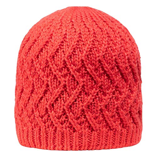 GIESSWEIN Gorro de lana merino para hombre y mujer, cálido, con forro polar, unisex, para invierno, de lana merino, Geranio., Talla única