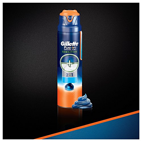 Gillette 59646 Fusion Proglide Sensitive Gel de Afeitar 2 en 1 - 170 ml