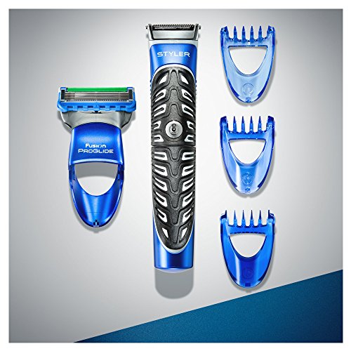 Gillette Fusion ProGlide - Styler - Trimmer Shaver 3-en-1 con 2 Recambios