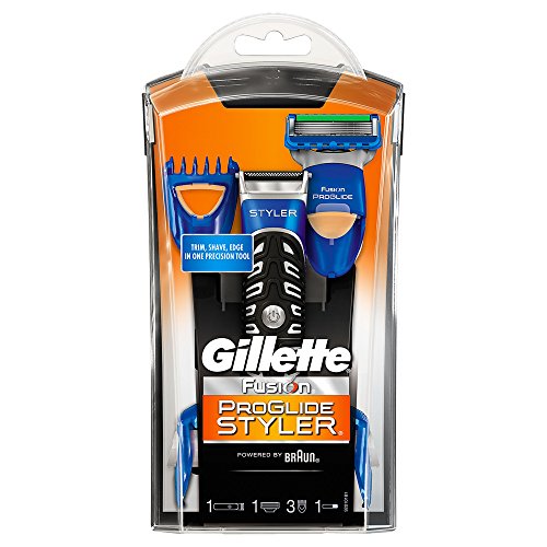 Gillette Fusion ProGlide - Styler - Trimmer Shaver 3-en-1 con 2 Recambios