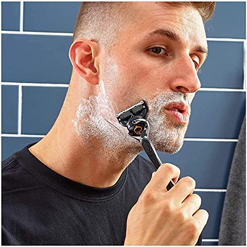 Gillette ProGlide - Maquinilla de afeitar para hombre, con tecnología Flexball + 7 recambios de cuchilla de afeitar con recortadora de precisión, 5 cuchillas antifricción