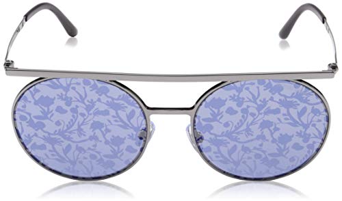 Giorgio Armani 0AR6069 Gafas de Sol, Gunmetal, 56 para Mujer