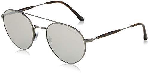 Giorgio Armani 30036G Gafas de Sol, Matte Gunmetal, 53 para Hombre