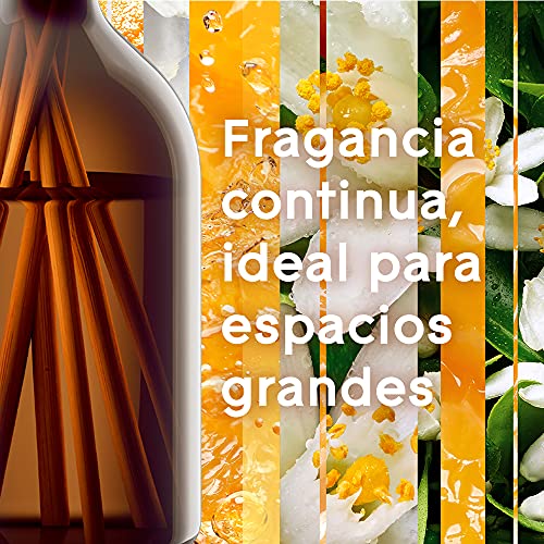 Glade Aromatherapy Varillas fragancia Pure Happiness [Orange & Neroli], Líquido con Aceites Esenciales, 16 varillas de ratán, más de 90 días de duración. Pack de 2