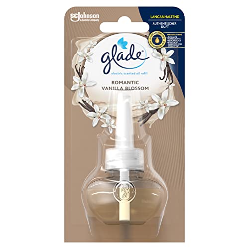 Glade Brise - Recambio de aceite esencial eléctrico, aroma eléctrico con aroma a vainilla Blossom, 1 unidad (20 ml)