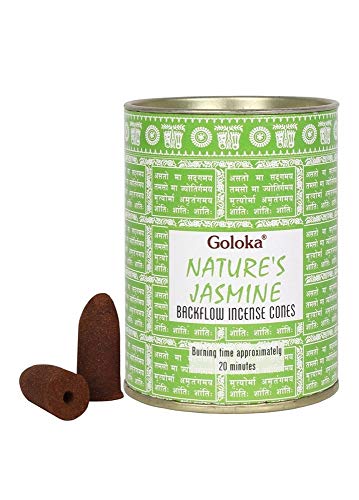 Goloka Incienso Nature´s Jasmine en conos - Jazmín