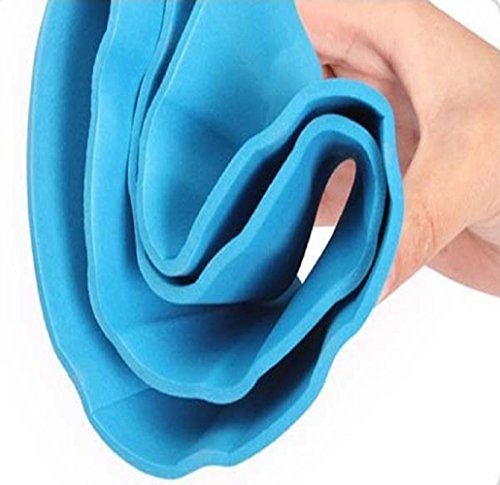 Gorro De Ducha Protector De Isuper, Gorro Suave Para Evitar Que El Agua Entre En Contacto Con La Cara Y Ojos De NiñOs Y BebéS, Azul