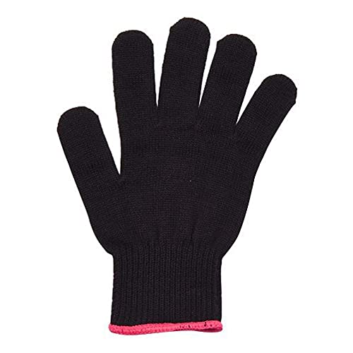 Guante resistente al calor, 2 unidades, guantes de protección contra el calor, para peluquería, guante profesional para alisar el pelo, accesorio para rizar, color azul