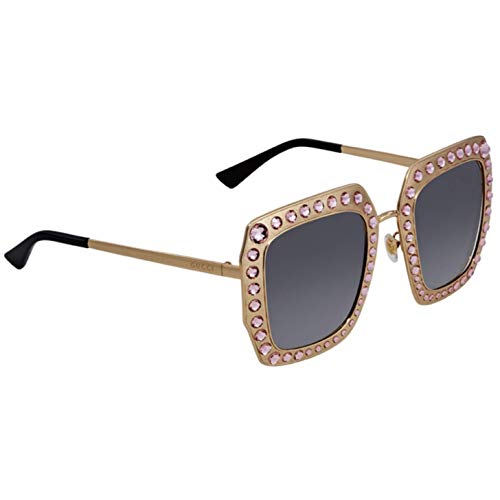 Gucci GG0115S 003 Gafas de Sol, Dorado (Gold/Gold), 52 para Mujer