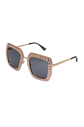 Gucci GG0115S 003 Gafas de Sol, Dorado (Gold/Gold), 52 para Mujer