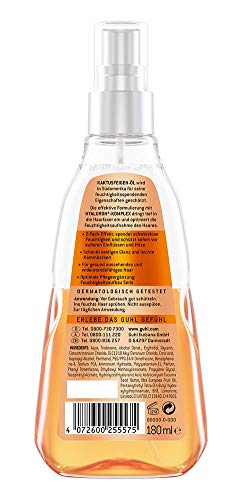 Guhl Hidratación intensiva en spray – con aceite de baobab – sin aclarado – 180 ml