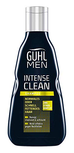 Guhl Men Intense Clean Champú – Limpia, revitaliza y refresca – Especial para cabellos de hombre, 250 ml