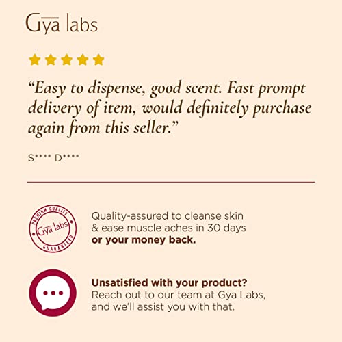 Gya Labs aceite esencial de pimienta rosa para aliviar el dolor - Aceite de pimienta rosa natural para energía - 100 grado terapéutico puro para aromaterapia - 10 ml