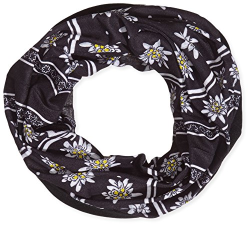 Had Pañuelo Head Accessoires Original, Edelweiss Fleece/Black WM (Tela Polar Flor de Las Nieves/Negro), Talla única, HA210-0273