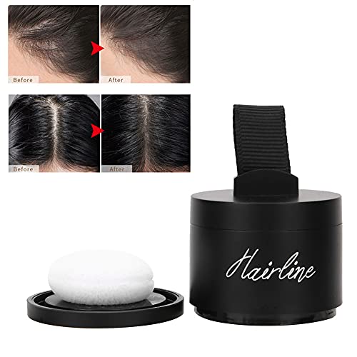 Hairline Powder, Makeup Hairline Shadow Powder Waterproof Hairline Powder Makeup Corrector de cabello Root Cover Cobertura para mujeres y niñas(1#)