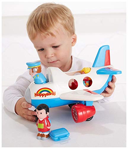 Happyland lights and sounds- FLY AND GO JUMBO AEROPLANE SET by Early Learning Centre