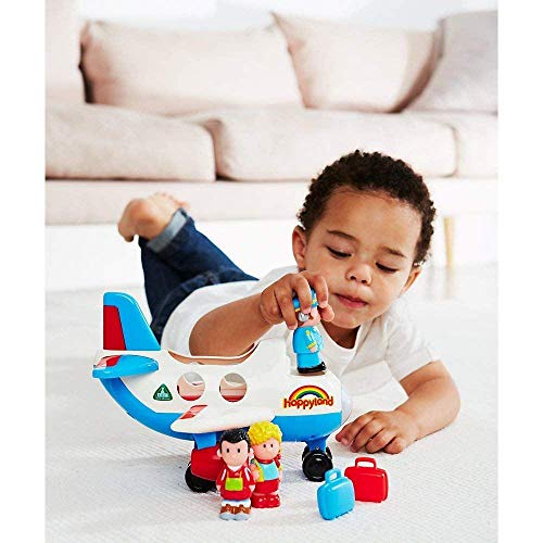 Happyland lights and sounds- FLY AND GO JUMBO AEROPLANE SET by Early Learning Centre