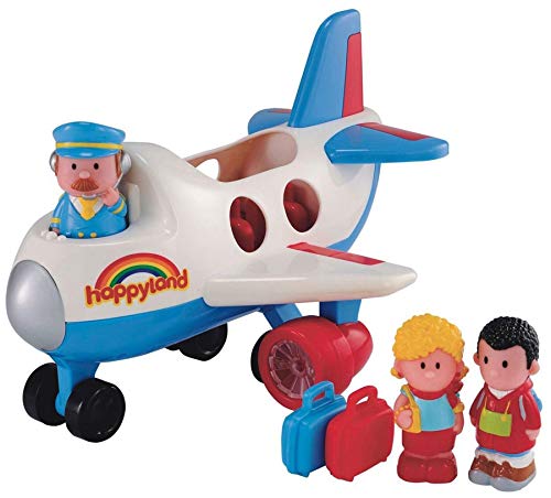 Happyland lights and sounds- FLY AND GO JUMBO AEROPLANE SET by Early Learning Centre