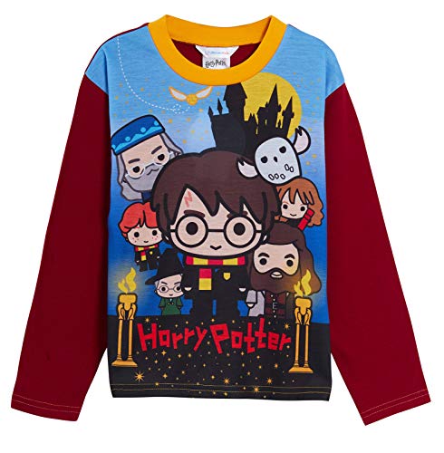 Harry Potter - Pijama completo para niños y niñas, diseño de Gryffindor, Hogwarts