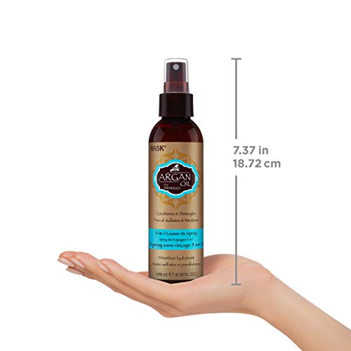 HASK Argan Oil Repairing 5 In Leave-in Conditioner - 77 ml, Multicolor, Aloe