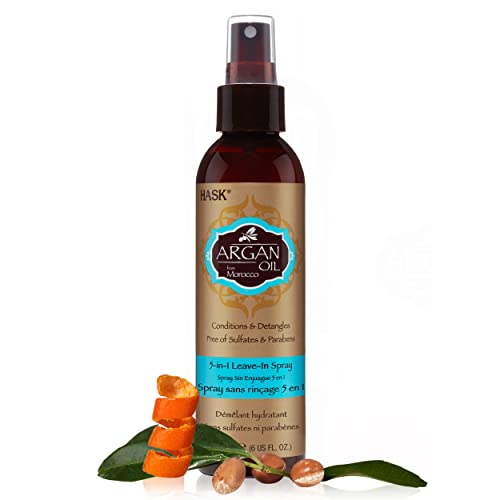 HASK Argan Oil Repairing 5 In Leave-in Conditioner - 77 ml, Multicolor, Aloe