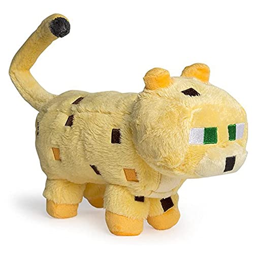 HDBCJGC Peluches Ocelot, Juguetes De Peluche Bonitos, Regalos, Juguetes De Peluche para Niños, Niñas Y Fanáticos De Los Juegos, 45 CM / 18"de Largo, Amarillo