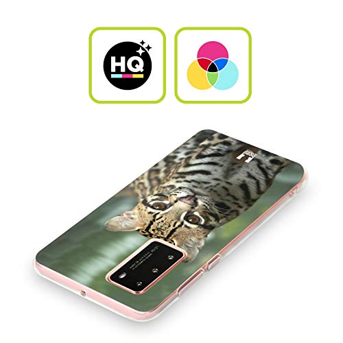 Head Case Designs Primer Plano De Un Ocelote Animales Famosos Carcasa de Gel de Silicona Compatible con Huawei Nova 7 SE/P40 Lite 5G