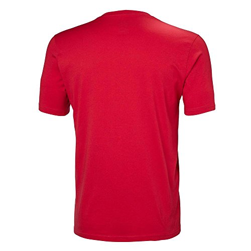 Helly Hansen HH Logo - Camiseta para Hombre, Color Rojo, Talla L