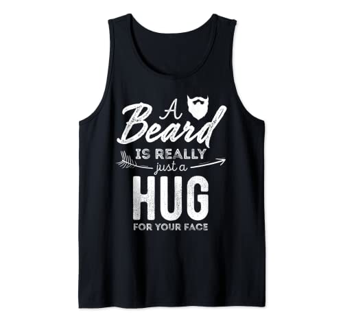 Hombre La barba de regalo para hombre barbudo es realmente un abrazo para tu cara Camiseta sin Mangas