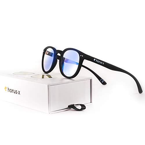 HORUS X • Gafas Anti Luz Azul Reposo CASUAL • Gafas Protección Filtro Luz Azul & Anti UV (Pantallas Ordenadores PC Tablets Smartphones) • Gafas Ordenador Hombre y Mujer (Unisex)