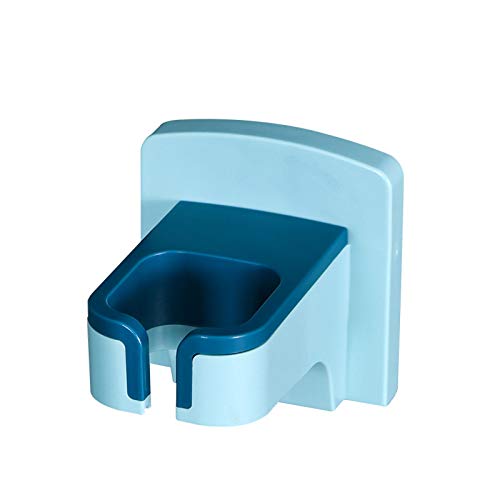 HOUJIA 2 Piezas Soporte para Secador De Pelo Rejilla de Almacenamiento para secador de Pelo Soporte para secador de Pelo,Hermoso Soporte de Pared de ABS sin taladros para el baño de casa y Hotel