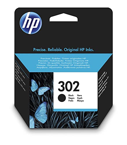 HP 302 F6U66AE, Negro, Cartucho Original, de 190 páginas, Para impresoras HP Deskjet serie 1110, 2330, 3630; 3830; 4650 HP ENVY 4520; HP OfficeJet 3830